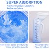 Self-Dissolving Pods Urine Packs Turn to Disposable Gel 20 Pack Portable Toilet Absorbent Gel, Urine Absorber Chemicals Degradable
