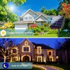 2 Pack Extra-Long Solar String Lights Outdoor, 144FT 400LED Waterproof Solar Fairy Lights Copper Wire with 8 Modes, Solar Twinkle Lights for Tree Garden Party Wedding Decor (Warm White)