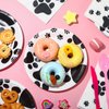 Potchen 80 Pcs Dog Birthday Party Supplies Dog Paw Party Tableware Supplies 40 Disposable Plates and 40 Napkins for Puppy Doggy Party Decoration, 7 Inch