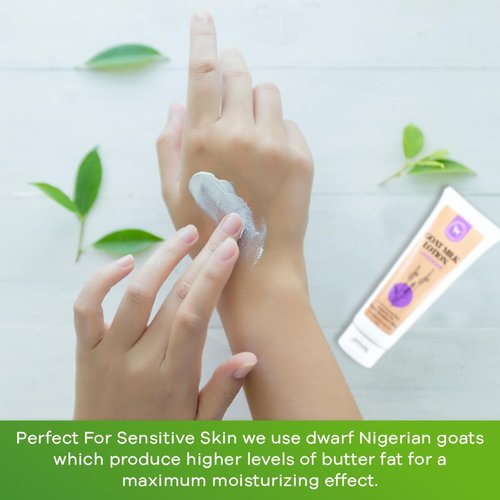 Honey Sweetie Acres Lavender Goat Milk Lotion - Cruelty Free Goat Milk Body Lotion Premium Hydrating Goat Milk Lotion For Women Great Moisturizing Goat Milk Lotion (4 Oz, Lavender)