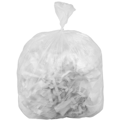 8 Gallon Trash Bags – 75 Small To Medium Garbage Bags | 24" x 24" Clear Waste Basket Trash Bags | Commercial Bulk Plastic Bathroom Trash Can Liners | Office Shredder Bags