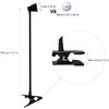CeSunlight Clamp Desk Lamp, Clip on Reading Light, 3000-6500K Adjustable Color Temperature, 6 Illumination Modes, 10 Led Beads (Black)