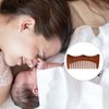 Labor Wooden Comb Set, Sandalwood Birthing Comb for Women Labor Pain Pregnancy Wood Comb Natural Birth Essentials with Cloth Bag Gift for Pregnant Women First Time Moms Must