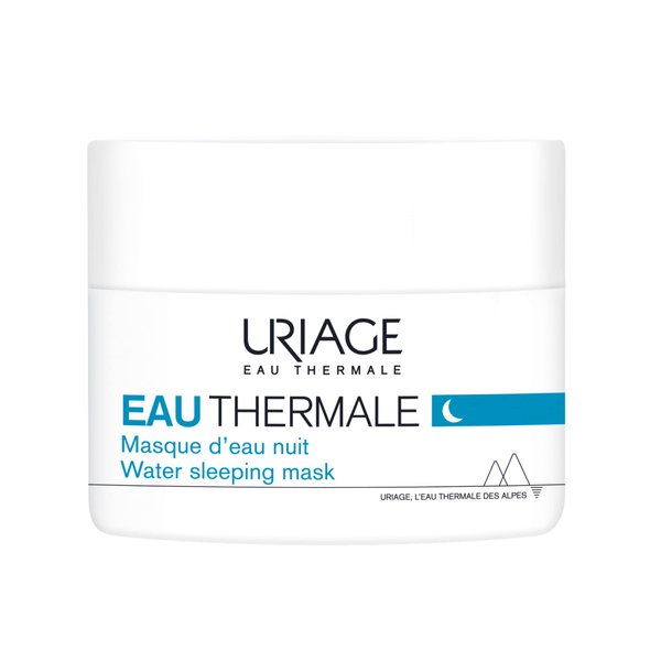 URIAGE Thermal Water Sleeping Mask 1.7 fl.oz. | Soothing Face Mask for Dry Skin | Anti-Aging Face Treatment with Hyaluronic Acid for All Skin Types | Hydrating & Soothing Overnight Mask