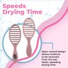 Wet Brush Speed Dry Hair Brush, Dusty Rose - Vented Design and Ultra Soft HeatFlex Bristles Are Blow Dry Safe With Ergonomic Handle Manages Tangle and Uncontrollable Hair - Pain-Free Hair Accessories