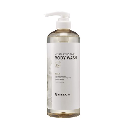 MIZON MILK Body Wash, Nourish, Moisture, Soft Skin, Soothe Skin, Long-Lasting Nourishment, Deep Moisture (27 oz)