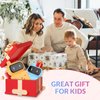 Mafiti Rechargeable Walkie Talkies for Kids 2 Pack Mini Robot Walkie Talkie Long Range 1 KMs 2 Way Radio Toddler Toys for 3-12 Year Old Boys Girls Indoor Outdoor Games(Yellow+Blue)
