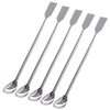 14Pcs Stainless Steel Lab Spatula Micro Scoop Reagent Laboratory Mixing Spatula 22cm Long Sampling Spoon