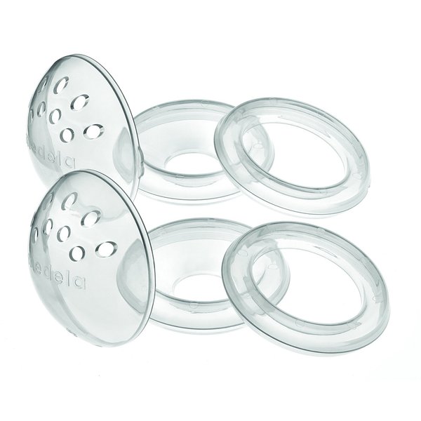 Medela TheraShells Breast Shells, Protect Sore, Flat, or Inverted Nipples While Pumping or Breastfeeding, Natural Appearance and Exceptional Comfort, Made Without BPA