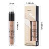 1 Pack Liquid Foundation Cream for Face Makeup,Durable Full Coverage Matte Concealer Make Up,Oil Control & Waterproof Base Primer -0.35 Fl.Oz (04#)