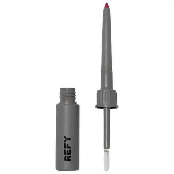 REFY Lip Sculpt Lip Liner and Setter - Red + Bonus Entel Pomegranate Sheet Masque with Collagen