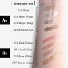 Glitter Eyeliner Liquid Set, 4 Colors Metallic Sequin Pink Eyeliner ＆ Eyeshadow Liquid, Diamond Eye Liner Liquid, Long Lasting Waterproof Eyeshadow Liquid, Shimmer Eye Make Up for Women's Gifts (B)