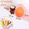 LUKBERA 20 Pcs Easter Eggs Filled with Finger Puppets, Plastic Egg with Cartoon Animal Puppets for Kids Easter Egg Hunt Easter Basket Stuffers Fillers Easter Party Favor Classroom Prize
