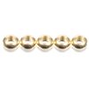 Golden Rondelle Beads – Available in 5, 10, 25, 50, & 100 Packs – Great for Crafting, Jewelry Making, Accessories, & Much More!
