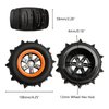 GDOOL RC Car Paddle Tires Wheels LG-ZJ02 25-ZJ02 920-ZJ02 for High Speed 9125 9155 9156 RC Cars S920 S921 104009 RC Trucks(4 PCS)