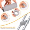 Replacement Crutch Pads, ANCKNE Padding for Walking Arm Crutches and Hand Grips, Fits Standard Aluminum Crutches 4 Pieces-Set