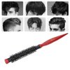 Small Round Hair Brush,Mini Ultra Thin Aluminum Tube Nylon Bristles Round Styling Hair Brush Roll Hairbrush for Thin Hair, Short Hair, Bangs, Beard, Lifting, Curling(number 3)
