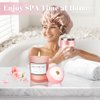 Gift Set for Woman，Luxury Birthday Gifts for Woman, Relaxing Spa Self Care Gift for Woman, Thinking of You Pink Gifts for Women, Her, Friends, Mom, Sister, Wife