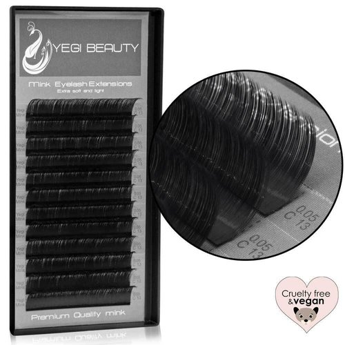 Mink Lashes (Vegan) | 0.05 C 6mm-9mm (Mix Tray)