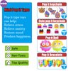 112 PCS Pop Party Favors Toys for kids,Premium Pop Fidget Toys for All Ages kids,Assortment pinata stuffers,classroom prizes,Prize Box Toys,Goody Bag Fillers,Carnival Prizes for Boys and Girls 4-10