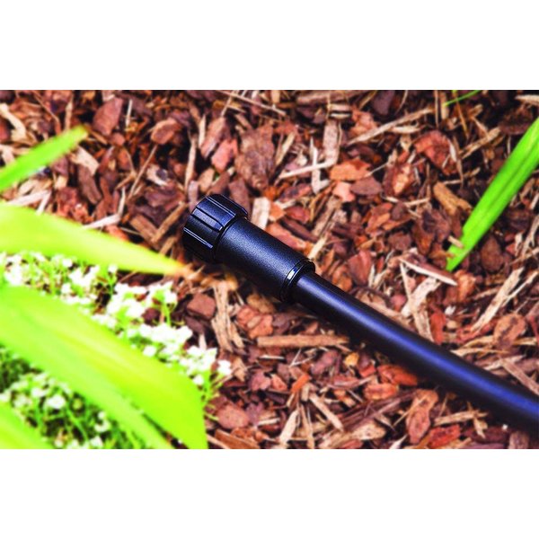 5-Pack - 1/2" Inch Drip Irrigation Connector Fitting, Compression Hose END Cap, Drip Irrigation Fitting .700 OD (Fits Poly Tubing .680" OD, 700" OD & .704" OD)