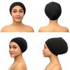 CAPLORD Bonnet Silk for Sleeping Satin Hair Bonnets Black Women Silk Sleep Cap Satin Hair Bonet for Curly Hair for Men Night Hair Wrap Head Cover Scarf Protect Braids