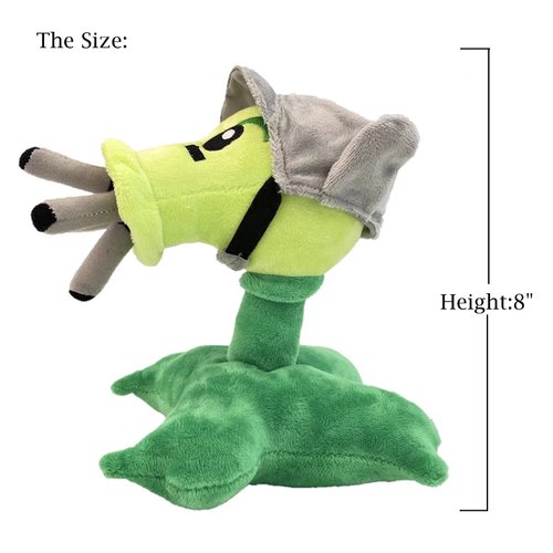 Dyharnsty Plants vs Zombies Plush Toys Gatling Pea Plant Soft Figure Dolls, Plants vs Zombies Toys Gatling Pea Shooter PVZ Plush 1 2 Set(Gatling Pea)