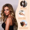 Heatless Hair Curler to Sleep In, Soft Heatless Curling Scrunchie, No Heat Curls for Long Hair, Soft Sleep Hair Roller for Sleep in Overnight Soft Sleep Headband (Black)