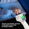 Jumper Medical Forehead Thermometer, Non Contact Thermometer for Forehead and Object Surface Measurement with Instant Reading and Fever Warning for Kids and Adults (Sky Blue)