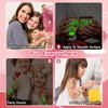 EMOME 204 PCS Individually Wrapped Luminous Valentine's Day Temporary Tattoo Kids, Glow Kiss Heart Tattoos Temporary for Women Kids, Valentine's Day Accessories Decorations Gifts Party Favors Supplies