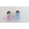 Two childrens princess fairy tale doll dress alligator hair clip E