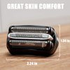 32B Shaver Head for Braun Series 3, Replacement Foil & Cutter Cassette Suitable for Braun Foil Shaver 3000s 3010s 3020s 3030s 3040s 3050cc 3070cc 3080s 3090cc 320 330 340 350cc