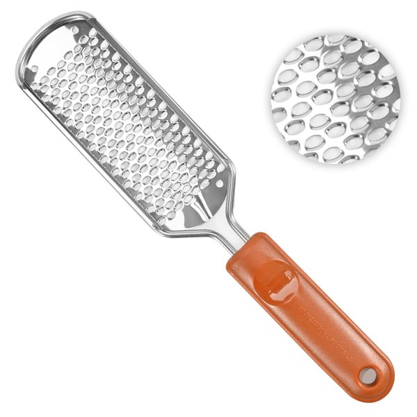Professional Foot Scrubber Dead Skin Remover, Pedicure Foot File Callus Remover, Heel Scraper for Cracked Heels, Grater for Feet, Foot Rasp for Hard Skin(T1)