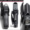 Rounded by Concealment Express OWB Paddle KYDEX Holster fits FNS 509 Compact | Left | Black