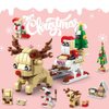 2023 Christmas Building Blocks Toys for Kids and Adult 6 in 1 Christmas Building Blocks Sets, for Boys and Girls(296PCS)
