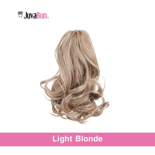Juvabun Claw Clip Wavy Ponytail Extension 10" -Light Blonde | Hair Extension Clips | Synthetic Ponytail Extension | Wavy Hair Extensions | Washable Realistic And Synthetic |Light Blonde