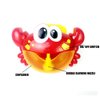 Baby Bath Bubble Toy Bubble Crab Bubble Blower Bubble Machine Bubble Maker with Nursery Rhyme Bathtub Bubble Toys for Infant Baby Children Kids Happy Tub Time (Crab)