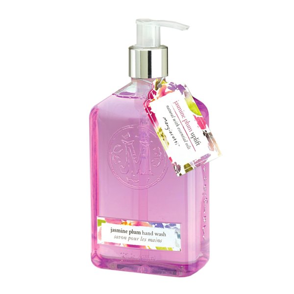 Mangiacotti Liquid Hand Soap Naturally Plant Based Hand-Wash with Vitamin E and Fragrant Essential Oils,12-Ounce, Jasmine Plum