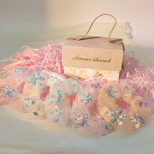 MUYANN Light Up Scrunchies Gift Set - LED Hair Accessories for Girls & Women with 3 Modes, Glow in the Dark Party Favors - Fun Gifts for Daughter, Niece, Granddaughter, Birthdays, Raves - Ages 4-13