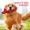 NABOKIO Pet Dog Chews Toy,Pet Dog Toys Squeaky Dog Toys Plush Linen Crocodile Toy Stuffed Animals Crocodile for Dog Training Supplies Cleaning Teeth Toy (Red)