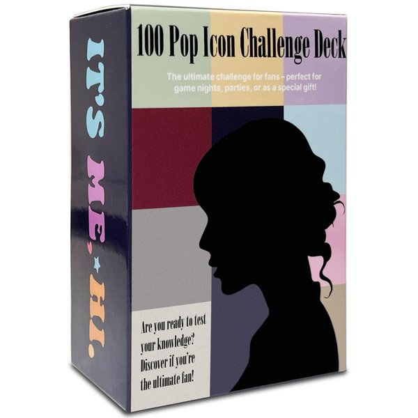 Enchanted Pop Star Card Game, Taylor 100 Question & Answer Cards for Ultimate Music Lovers, Perfect Gift Merch for Game Nights, Birthday Party Favors for Girls Women