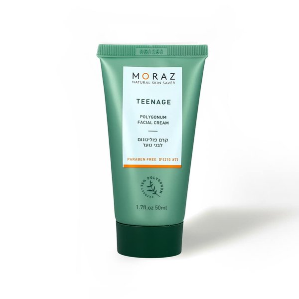 Moraz Polygonum Teenage Facial Cream - Oil-Free Face Moisturizer - Lightweight Facial Moisturizer for Oily Skin - Mattifying Face Cream - 1.7 oz
