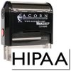 Red Ink Self-Inking Hipaa Stamp, Ideal for Practice Managers - Efficient Insurance Stamp, Durable and Easy to Use, 1/2 x 1-1/2 Size - Ideal for Medical Office Use, HIPAA Compliant, Red Ink