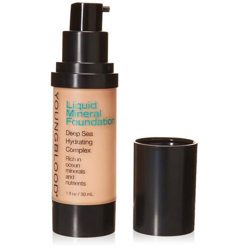 Youngblood Liquid Mineral Foundation, Pebble, 17 Shades, Vegan, Cruelty Free, Gluten-Free