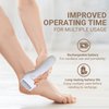 SoleLux Electric Callus Remover for Foot, Electric Foot Scrubber Dead Skin Remover for Foot Care with 3 Rollers, Waterproof 60mAh Rechargeable Foot Callus Remover for Hard Cracked Dry Dead Skin