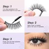 Doladaes False Eyelashes Mink Lashes Fluffy, Wispy Lashes Natural, Fluffy Lashes Wispy, Natural Fake Lashes, Eye Lashes Pack Natural Lash Strips 7 Pairs