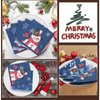 Faccito 100 Pcs Christmas Snowman Paper Napkins Winter Snowflake Cocktail Napkins Holiday Let It Snow Beverage Napkins for Xmas New Year Family Gatherings Dinner Party Decoration Supplies