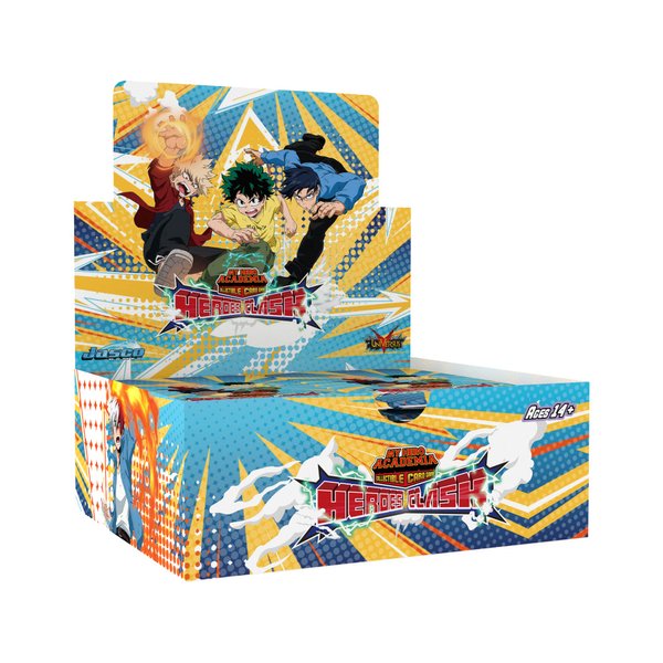 My Hero Academia Collectible Card Game Series 3 Unlimited Heroes Clash Booster Display | 240-card 24-Pack Booster Display | Ages 14+ | Avg. Playtime 20-30 Minutes | Made by Jasco