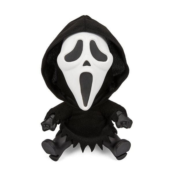 Kidrobot Ghost Face Glow in The Dark 8 Inch Roto Phunny Plush