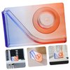 Mini Tape Dispenser Gradient Color Portable Tape Holder for Office and Home and Sticker Accessory Lightweight and Reusable Design